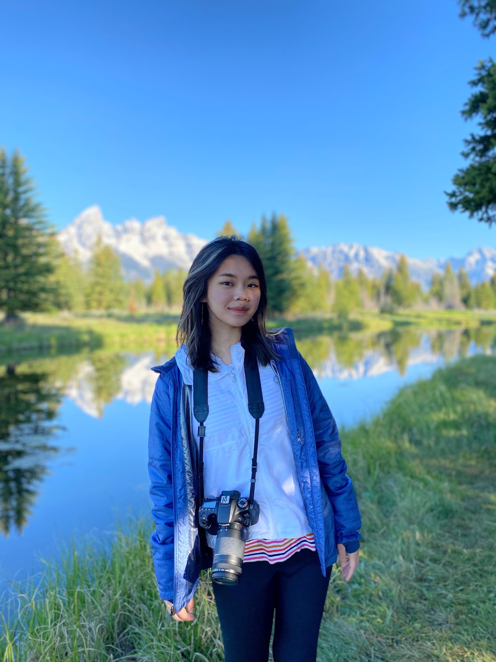 Hannah Li in nature