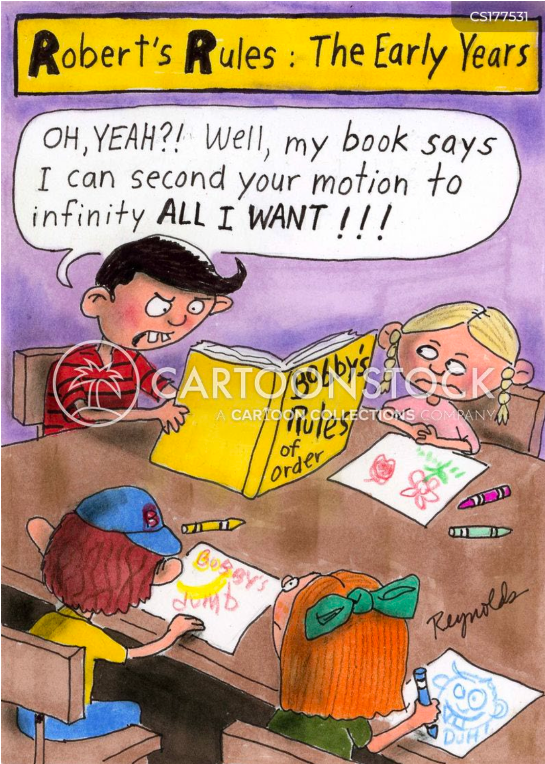 Democracy in Action cartoon