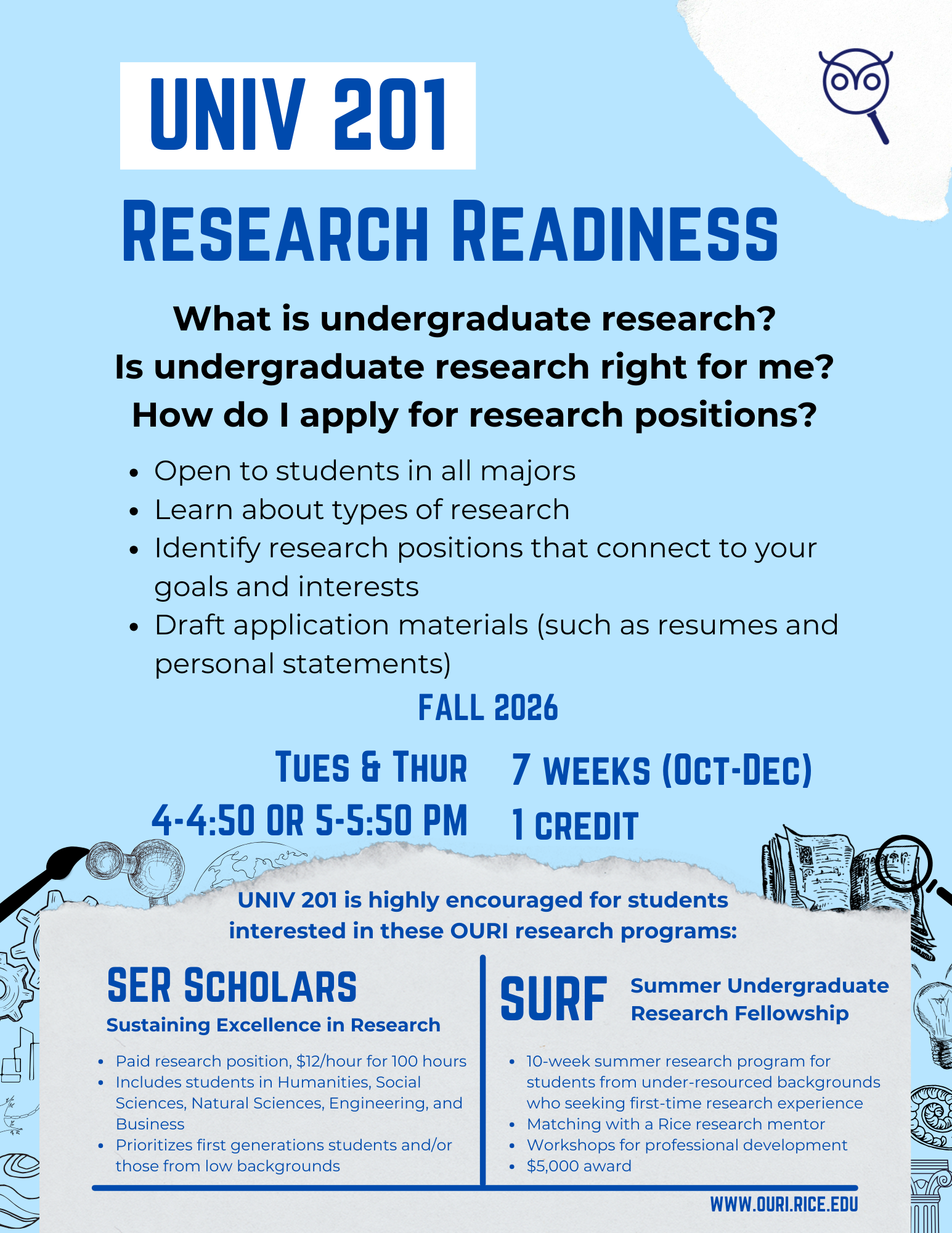 UNIV 201 Flyer