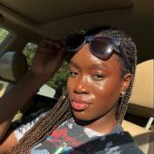 Mariam in car